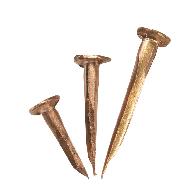 Copper tacks.